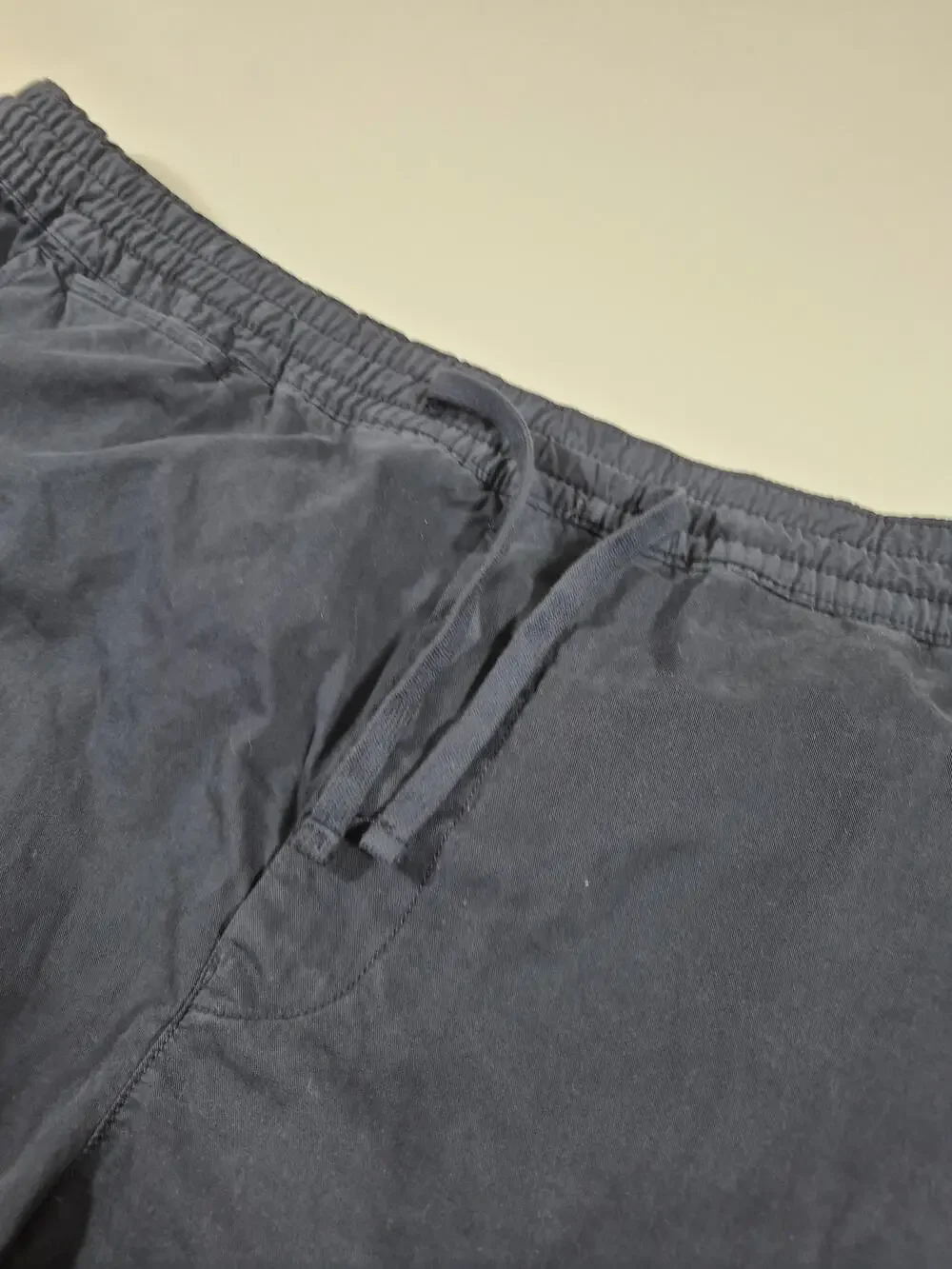 Polo Ralph Lauren Shorts Men's 2XB Blue Chino 9in Inseam Elastic Drawstring